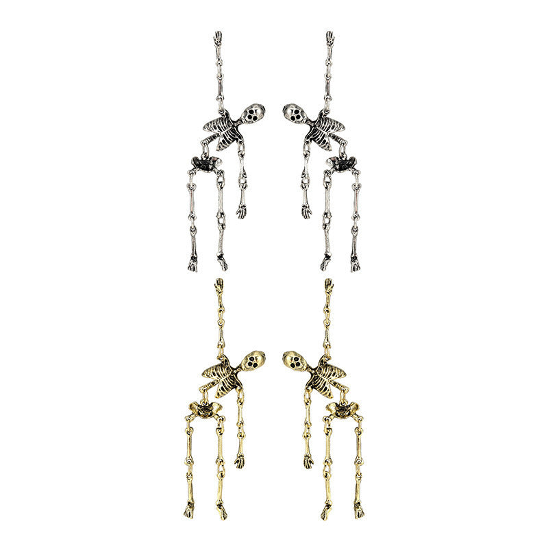 Personalized Skull Frame Earrings Exaggerated