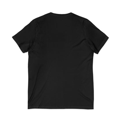 Dark Notes Spider Skull V-Neck Tee — Gothic Tribal Spider Graphic by Tainted Art