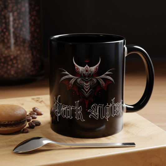 Dark Notes Accent Coffee Mug (11, 15oz)