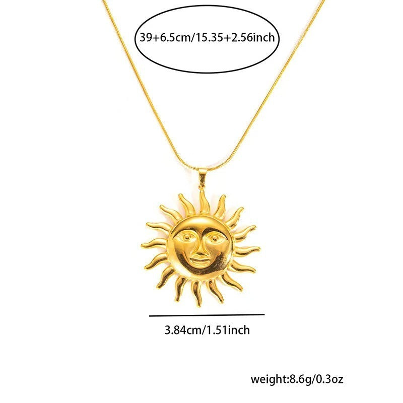 Titanium Steel Necklace Women's Gold High-grade Design Fashion Necklace