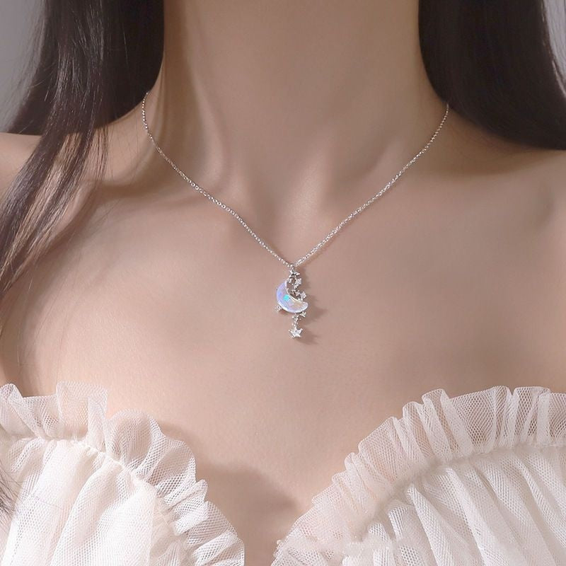 Moon Splash Star River Temperament Wild Necklace For Women
