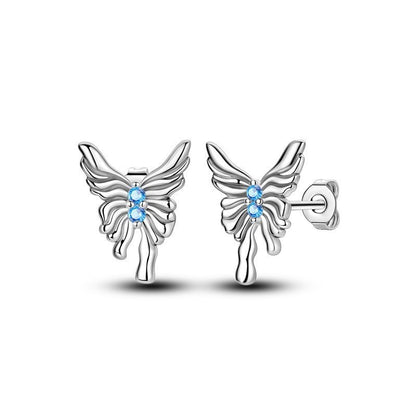 Fashion Special-interest High-grade Love Butterfly Star And Moon Earrings