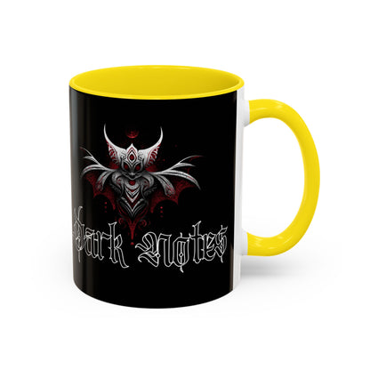 Dark Notes Accent Coffee Mug (11, 15oz)