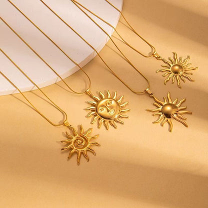 Titanium Steel Necklace Women's Gold High-grade Design Fashion Necklace