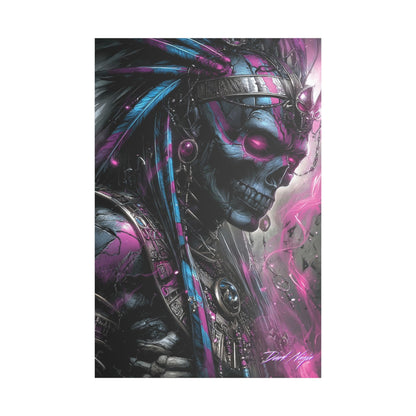 Mummy DNA Satin Canvas Art Print
