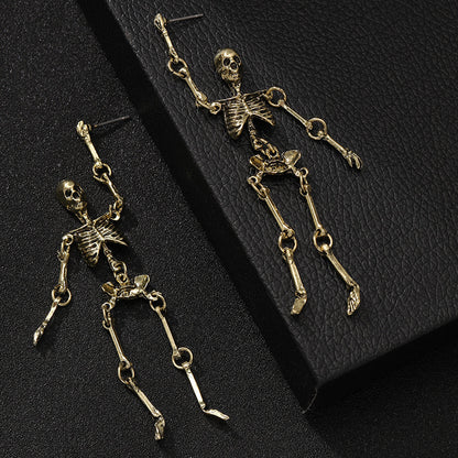 Personalized Skull Frame Earrings Exaggerated