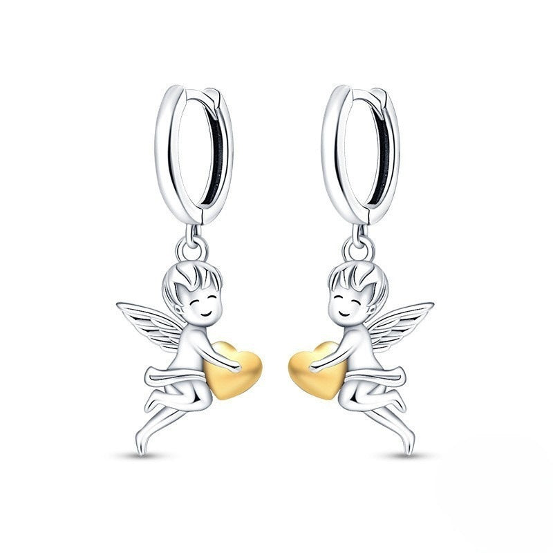 Fashion Special-interest High-grade Love Butterfly Star And Moon Earrings